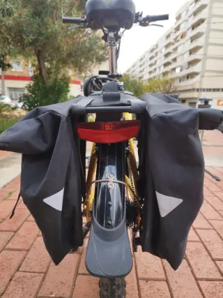 Acelerador- Bicicleta Eléctrica Plegable + Alforja