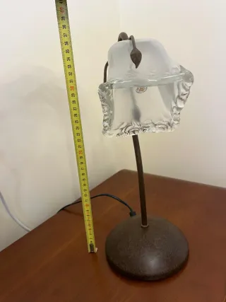 Lámparas de techo y mesa florales (2 uds)