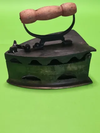 Antigua plancha de carbón/bronce