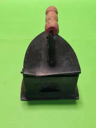 Antigua plancha de carbón/bronce