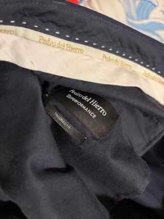 Pantalón performance de traje PdH Talla 46 Azul