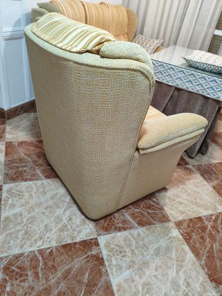 Conjunto Sofá y Sillones Tela