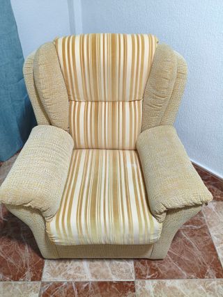 Conjunto Sofá y Sillones Tela