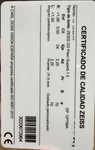 Gafas GIGI Studios graduadas negro/dorado