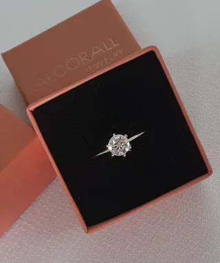 Solitario MOISSANITA 1 QUILATE