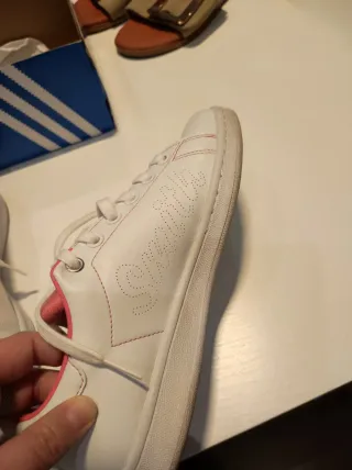 Zapatillas Adidas Stan Smith Blancas y Rosas