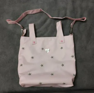 Bolsa carrito bebé rosa estrellas