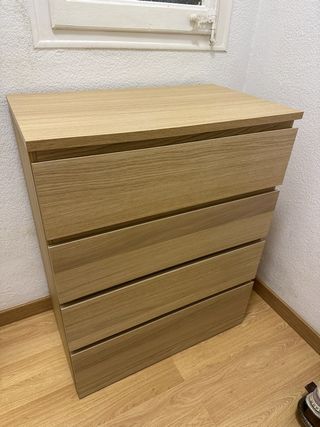 Cómoda MALM Ikea Madera