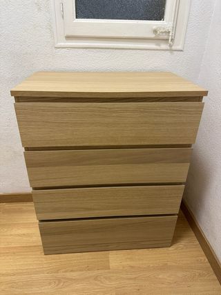Cómoda MALM Ikea Madera