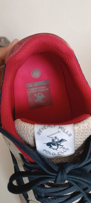 Zapatillas Polo Club Beige/Azul Talla 42