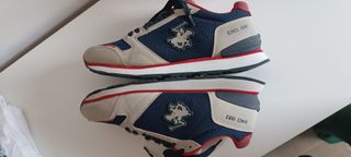Zapatillas Polo Club Beige/Azul Talla 42