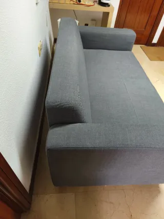 Sofá Ikea 2 plazas gris tela