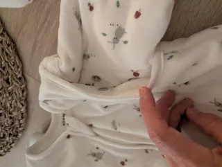 Saco dormir bebé floral