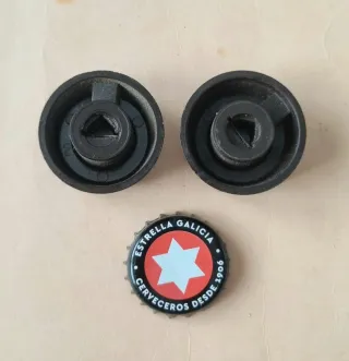 Radio Antigua Botones de baquelita