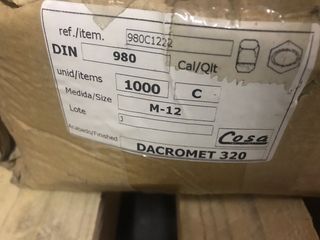 TORNILLERIA TRATADA ANTICORROSION