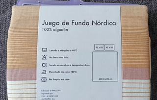 Funda nórdica cama 135 (A ESTRENAR)