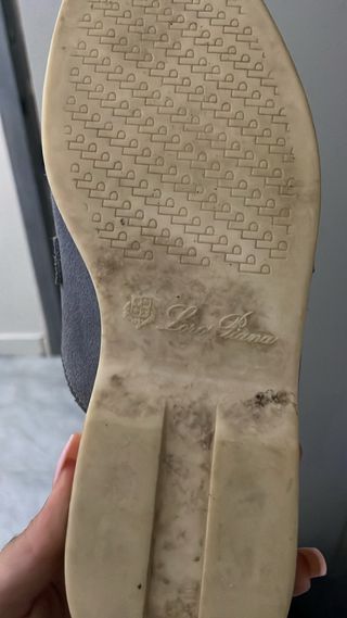 Mocasines Loro Piana grises