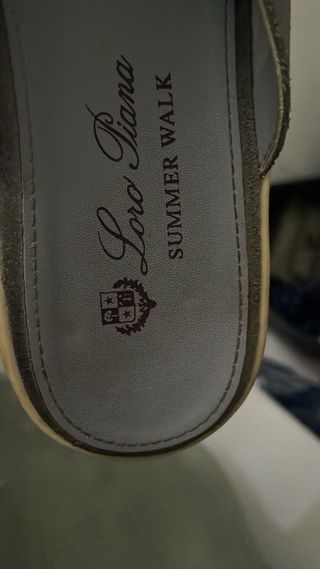 Mocasines Loro Piana grises