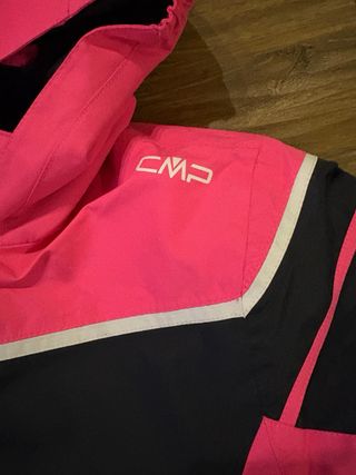 Chaqueta esquí niña CMP rosa y negra 164cm