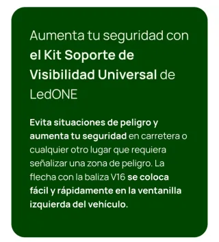 BALIZA V16  DGT HOMOLOGADA PARA USO EN FURGONETAS