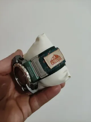 Casio Protrek Reloj Verde/Plata