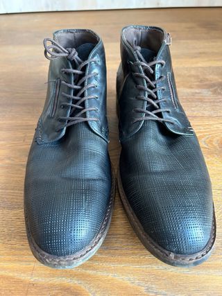 Zapatos de caña alta hombre