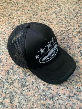 Cappellino Corteiz Nero e Bianco Nuovo