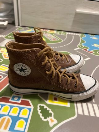 Botas Converse cuero Marrones Talla 36