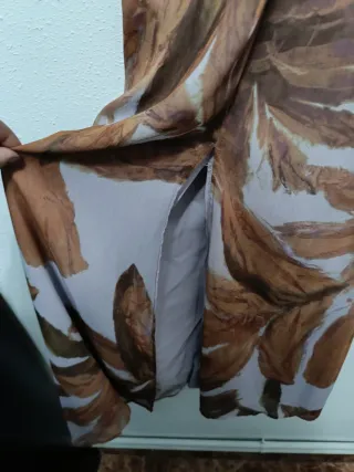 Vestido largo estampado floral Zara Talla M