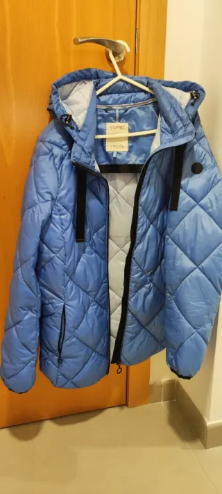 Chaqueta acolchada azul