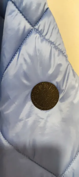 Chaqueta acolchada azul