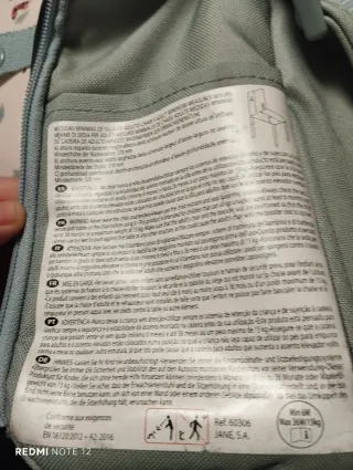 Trona bolso portátil Jané avant