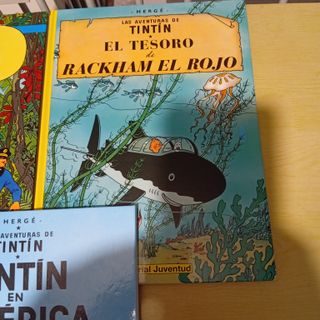 3 comics de Tintín. Tapa dura