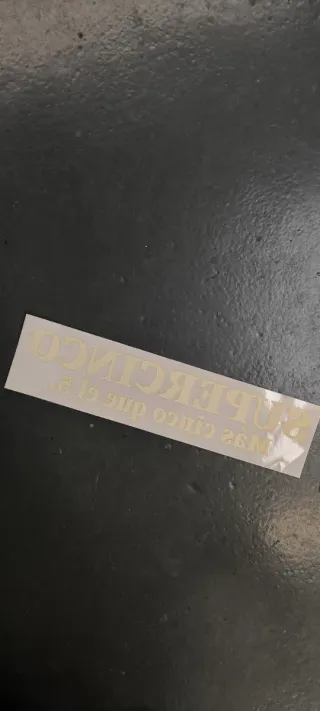 Adhesivo Renault Supercinco