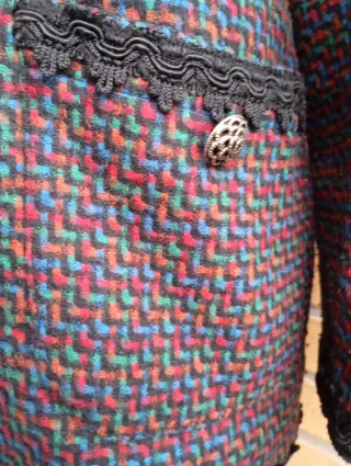 Blazer Lana Cashmere Vintage Multicolor