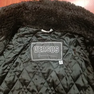 Giacca Pelle Versus Gianni Versace Nera