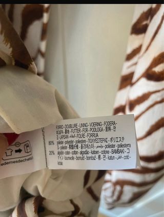 Conjunto Zara estampado cebra