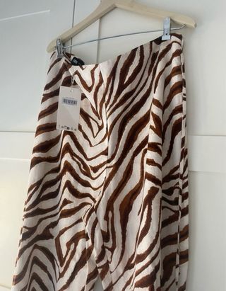 Conjunto Zara estampado cebra