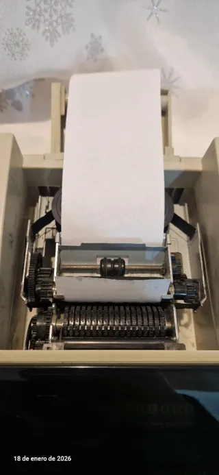 Calculadora Olympia CPD6212E con impresora