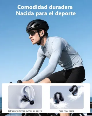 Auriculares Open Ear Bluetooth Negros