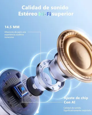 Auriculares Open Ear Bluetooth Negros