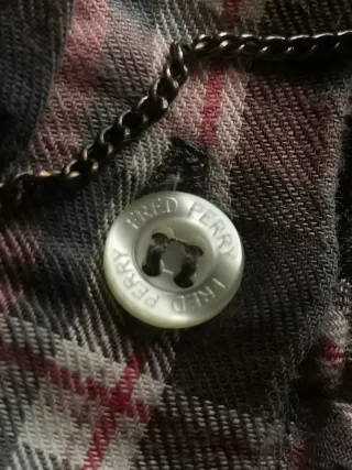 Camicia a quadri con volant