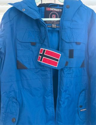 Giacchetta da neve per bambini Geographical Norway blu