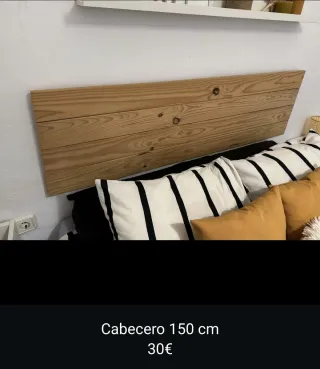 Cabecero de madera 150 cm