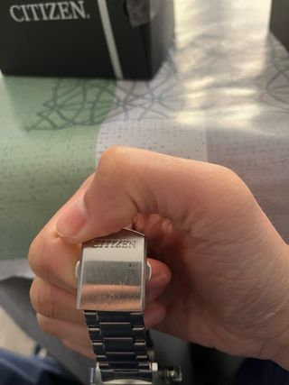 Reloj Citizen Eco-Drive Azul y Plateado