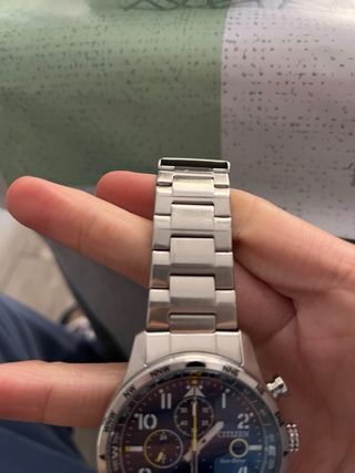 Reloj Citizen Eco-Drive Azul y Plateado