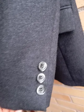 Traje lana Yves Saint Laurent gris