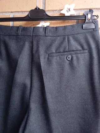 Traje lana Yves Saint Laurent gris