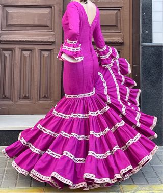 Traje de Flamenca Buganvilla Canastero T.38