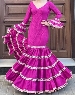 Traje de Flamenca Buganvilla Canastero T.38